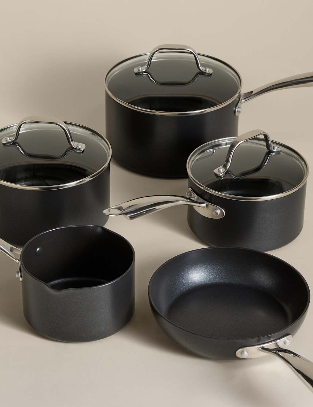 Image of M&S 5 Piece Non-Stick Pro Pan&hellip;