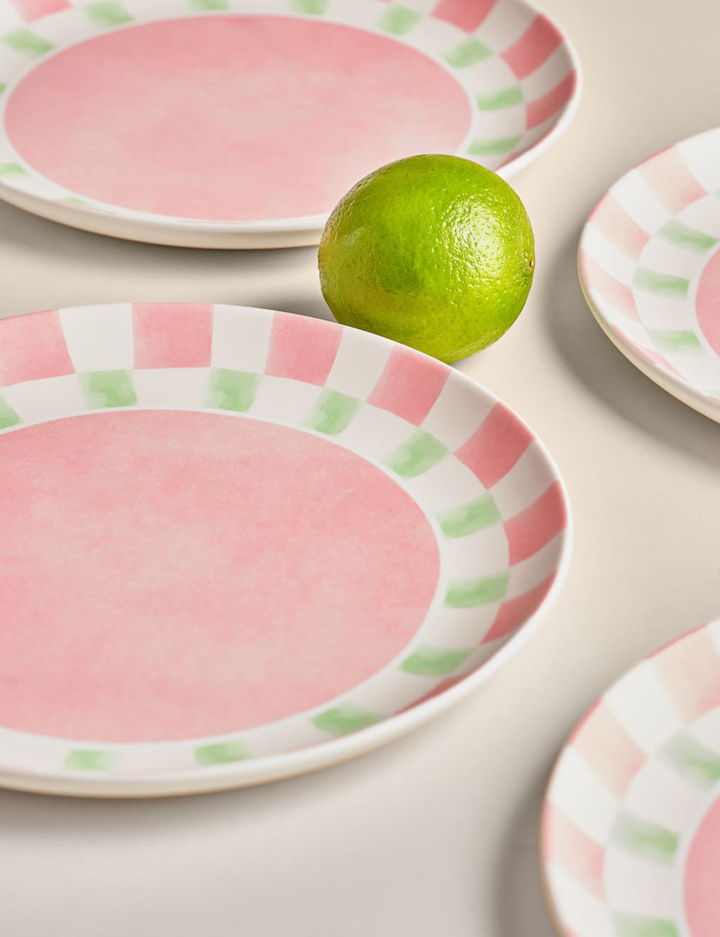 Set of 4 Summer Brights Picnic Side Plates