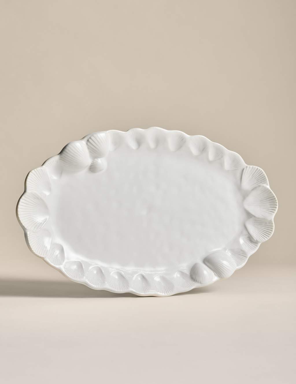 M&S Coastal Bohemia Serving Platter - White Mix