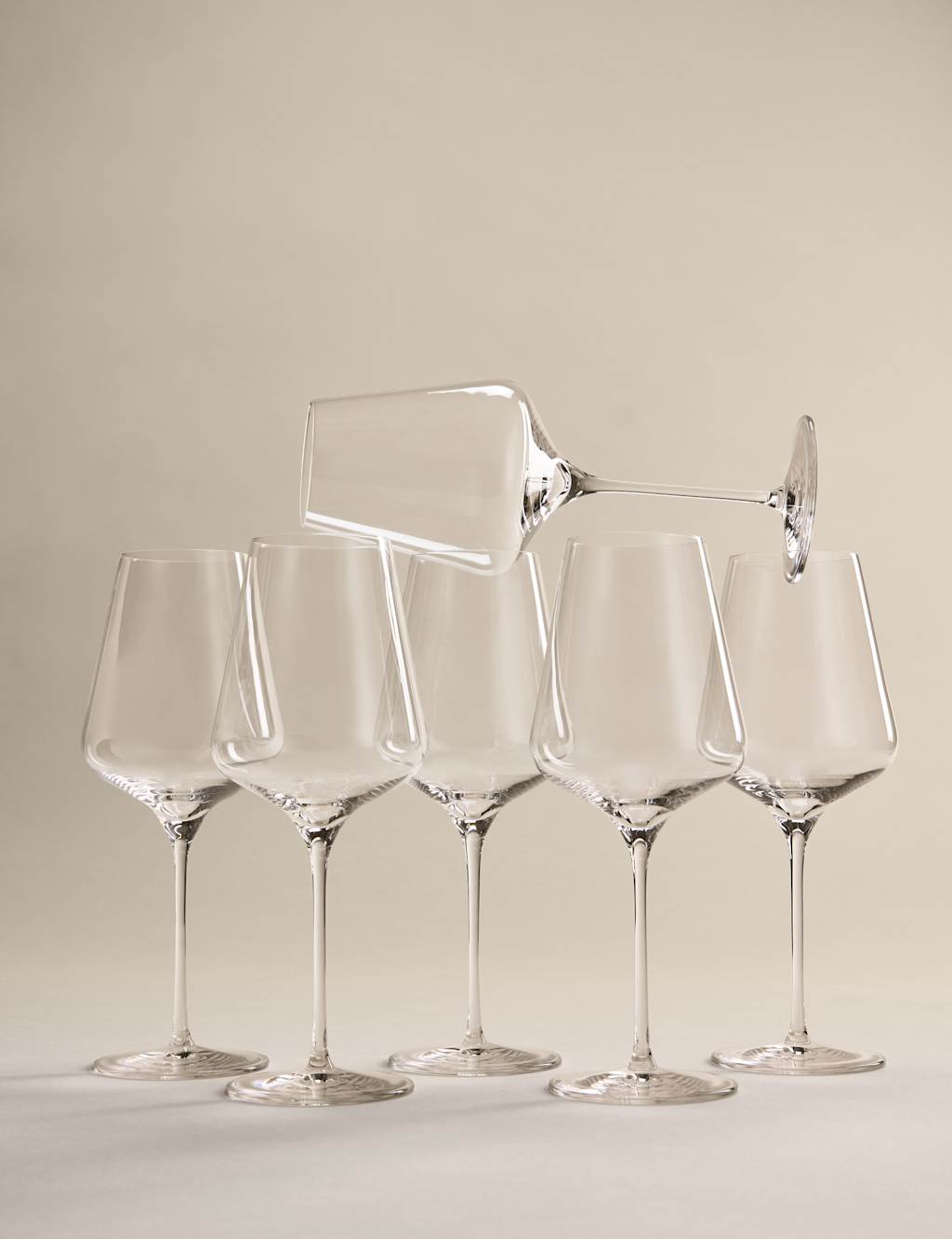The Sommelier's Edit Set of 6 Classic Bordeaux Wine Glasses
