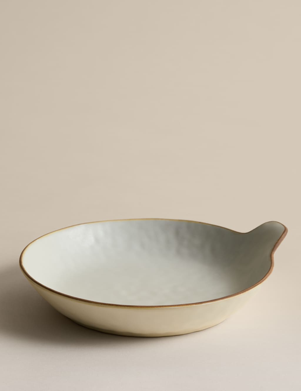 M&S Picky Bits Stoneware Handle Serving Plate - Natural