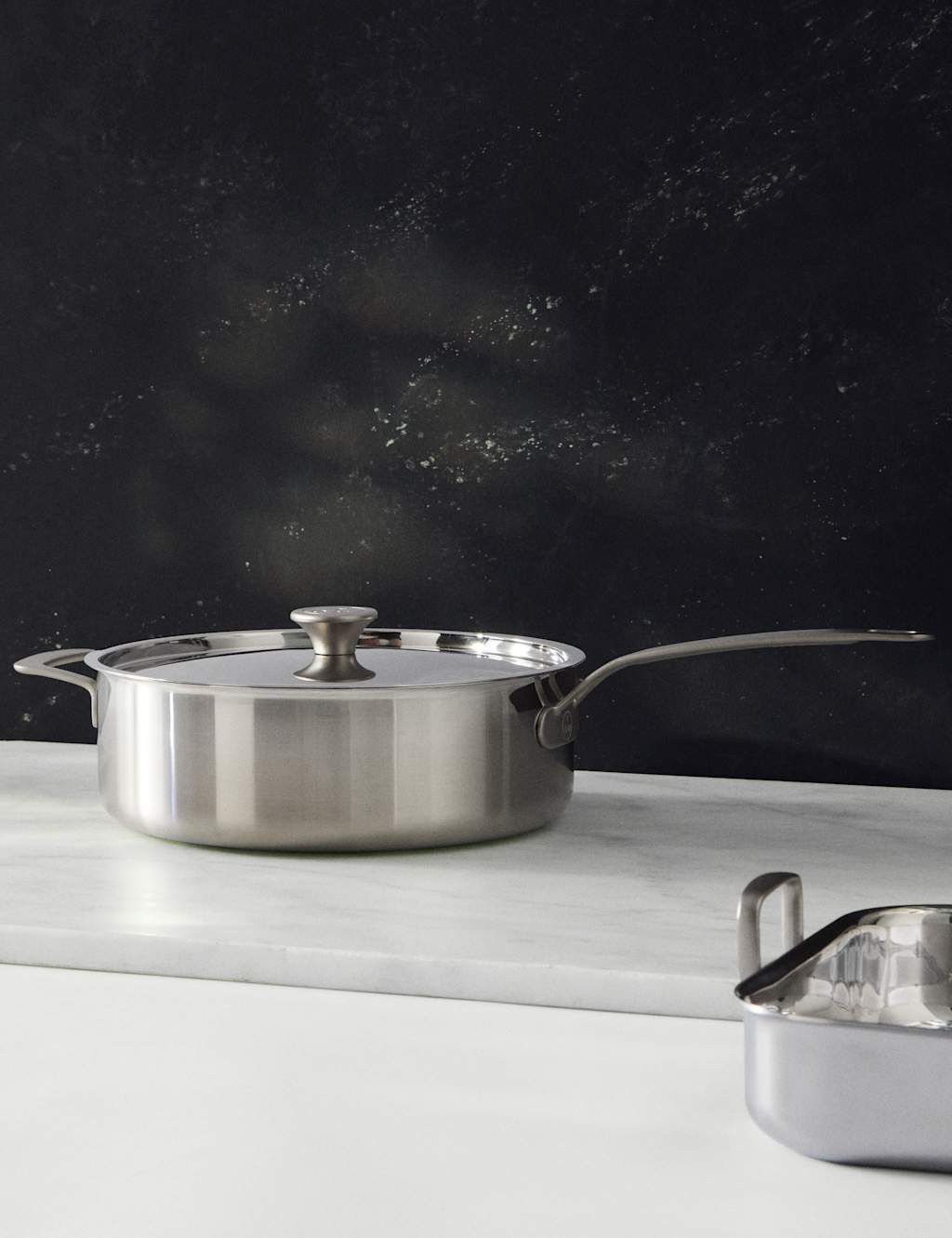 M&S X Tom Kerridge Stainless Steel All Purpose Saucepan Silver
