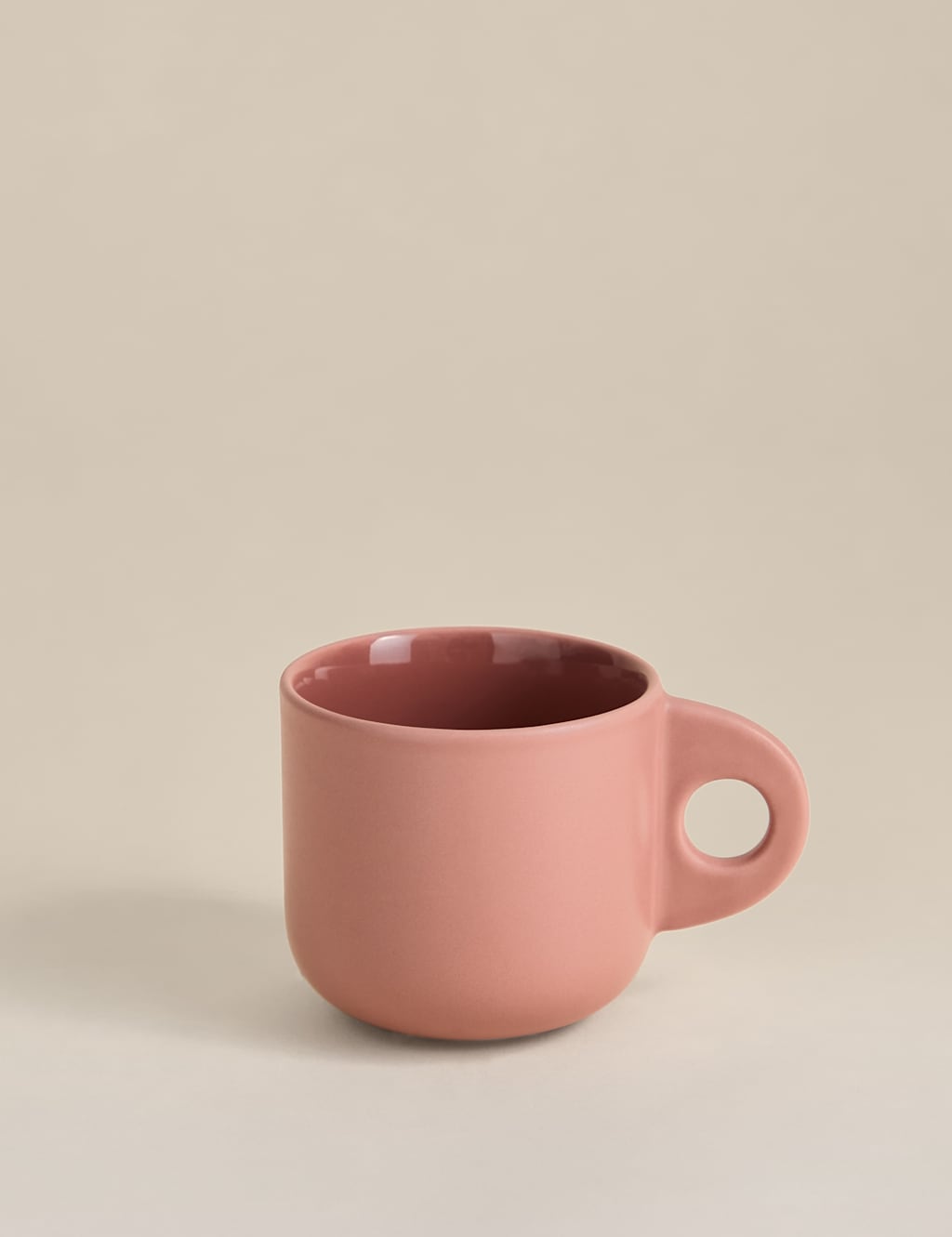 M&S Small Circular Handle Mug Pink
