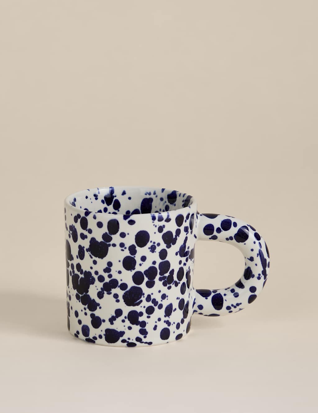 M&S Splatter Mug Blue