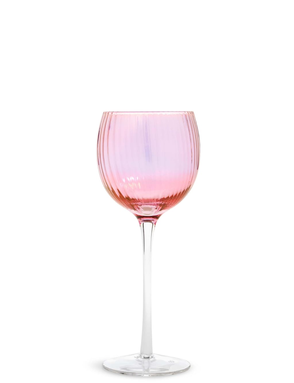 M&S Set of 4 Ophelia Wine Glasses Purple Mix