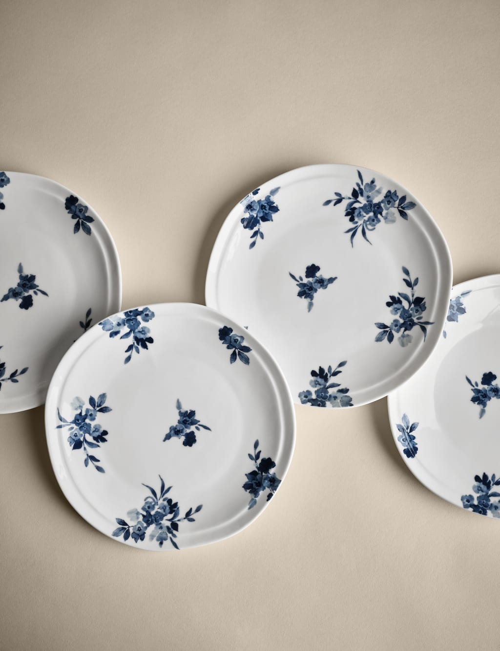 Set of 4 Cherry Blossom Side Plates