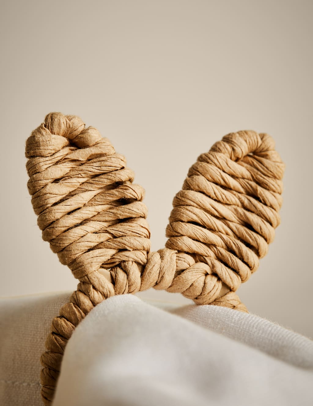 M&S Collection Set of 4 Raffia Bunny Napkin Rings - Natural, Natural