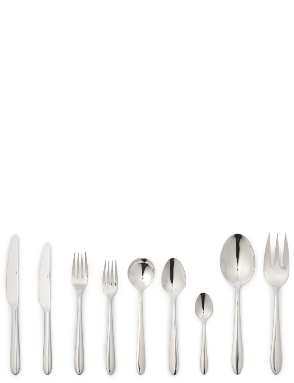 M&S 44 Piece Maxim Cutlery Set Silver