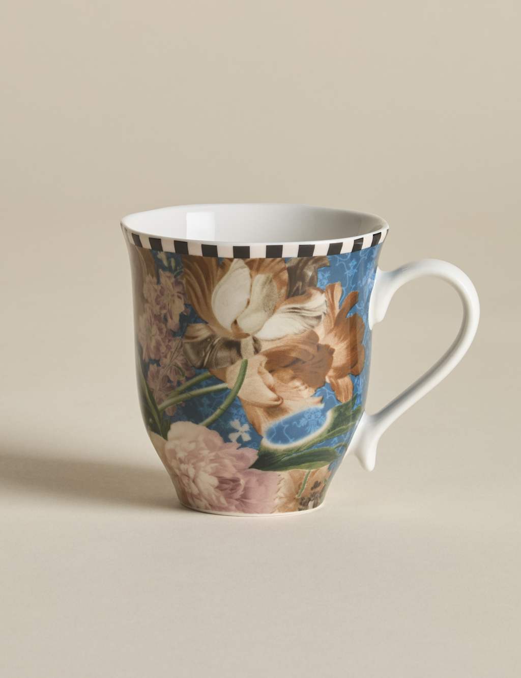 M&S X National Gallery Bloom Floral Mug Green