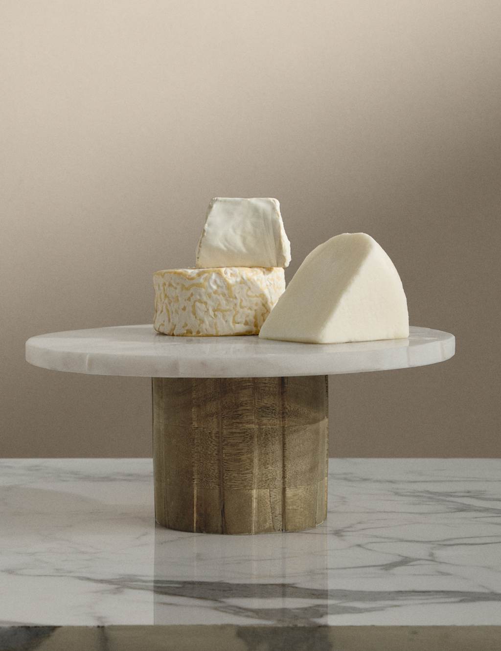 M&S X Kelly Hoppen Marble Cake Stand White