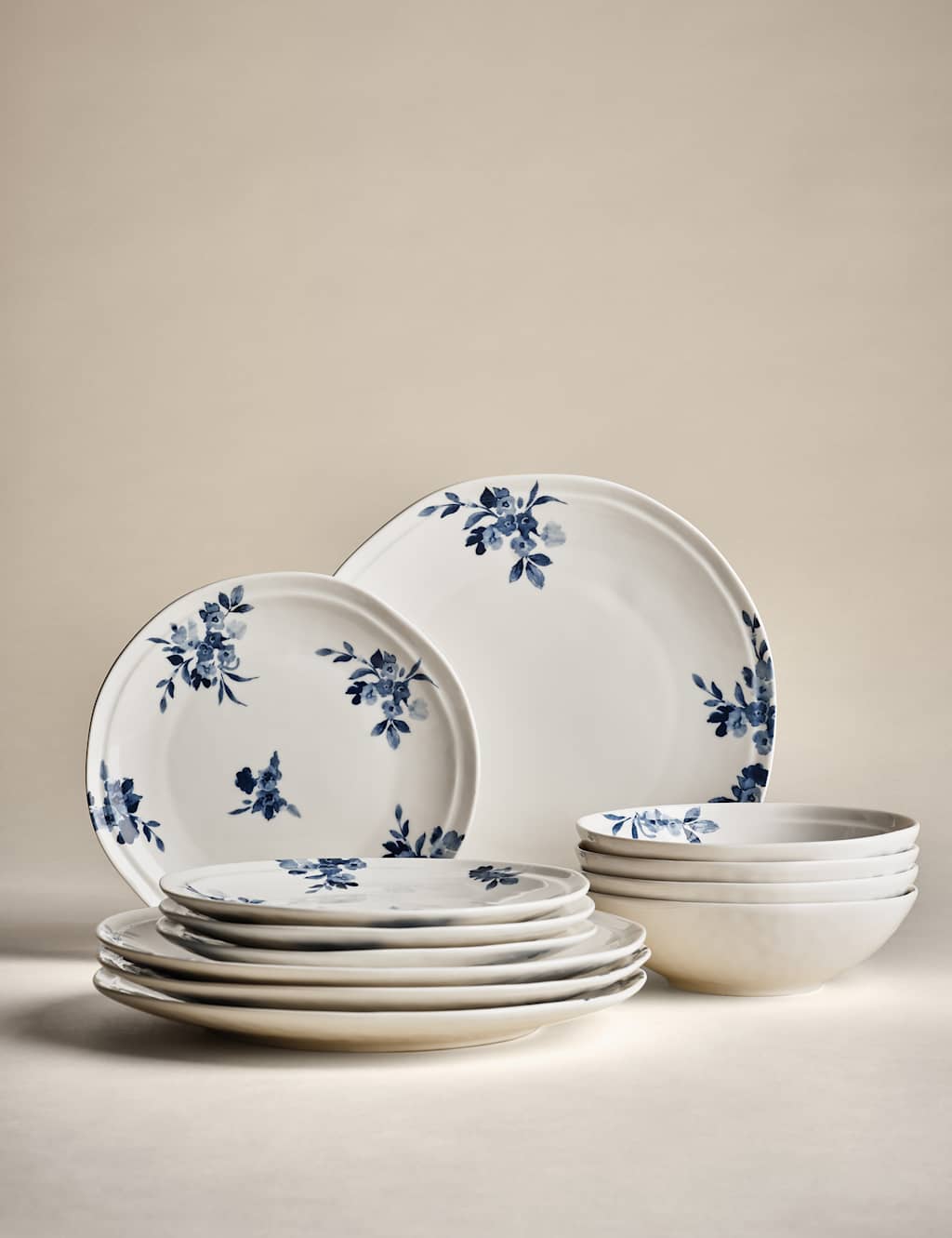 12 Piece Cherry Blossom Dinner Set