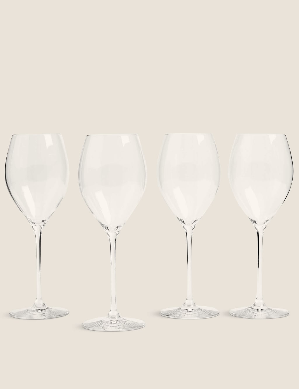 Set of 4 White Wine Glasses