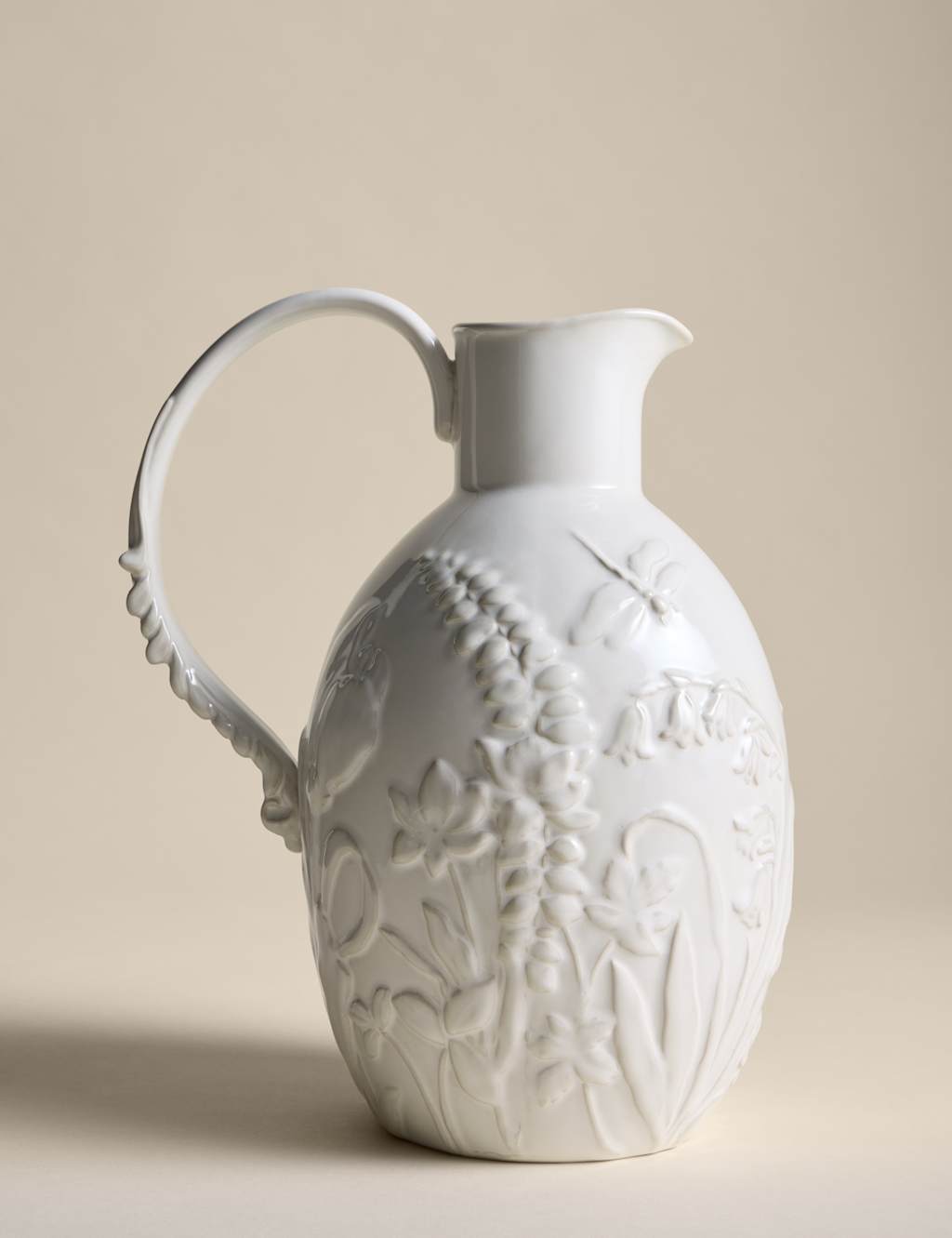 M&S Spring Meadow Jug - Cream