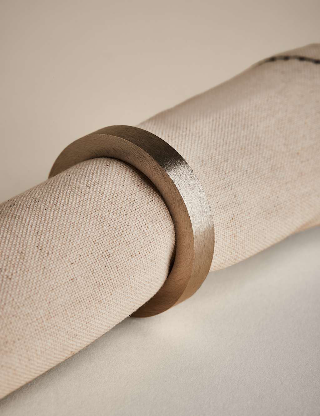 M&S Collection Set of 4 Metallic Napkin Rings - Silver Mix, Silver Mix