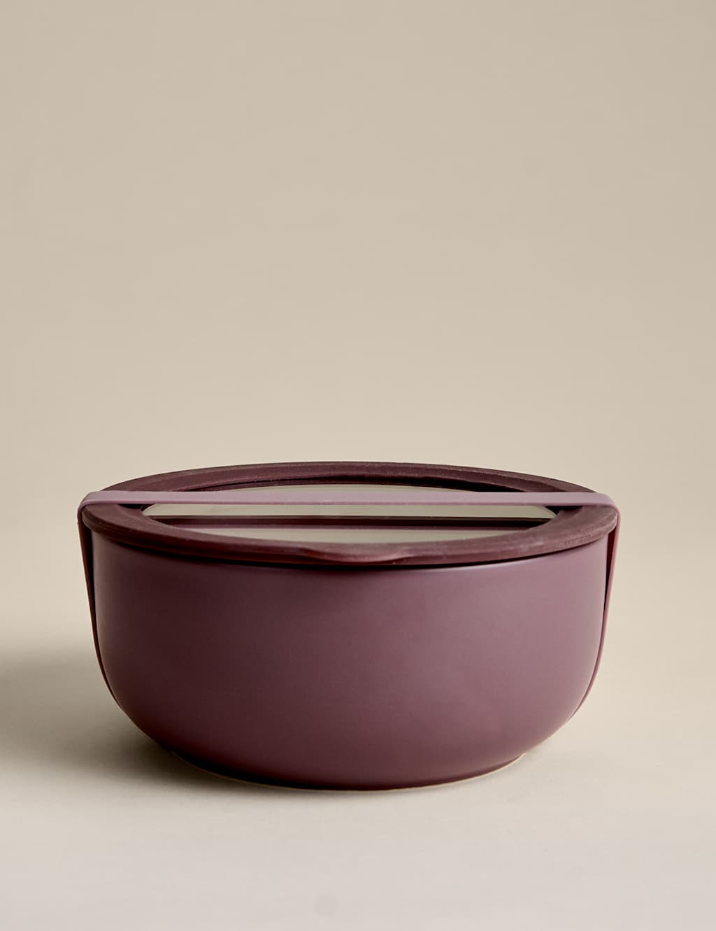 M&S Ceramic Storage Container - Purple
