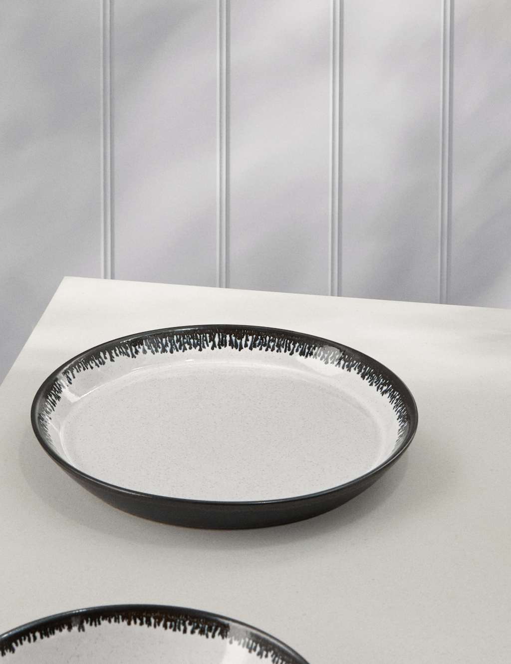 M&S X Tom Kerridge Reactive Glaze Side Plate Black