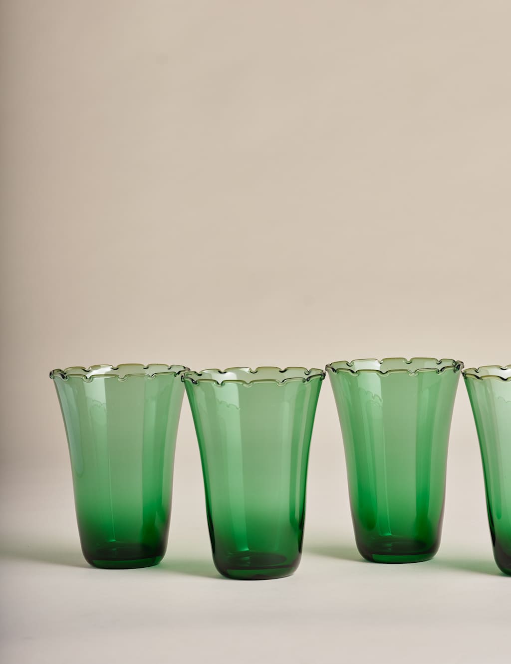 Set of 4 Petal Hi Ball Glasses