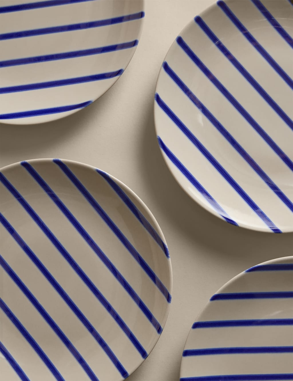 Striped Dinner Plate