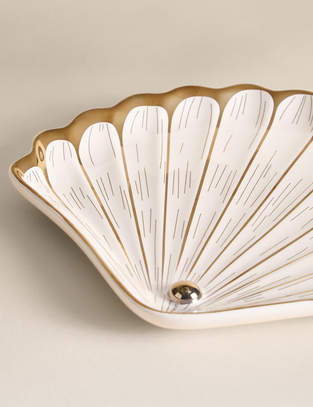 M&S Shell Platter Gold