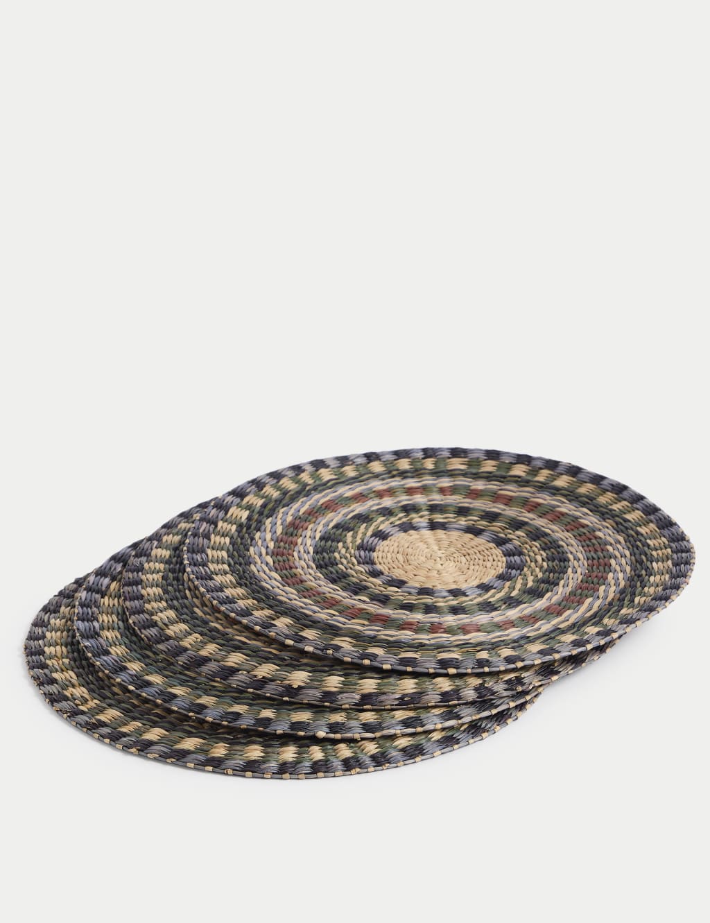 Set of 4 Multicoloured Placemats