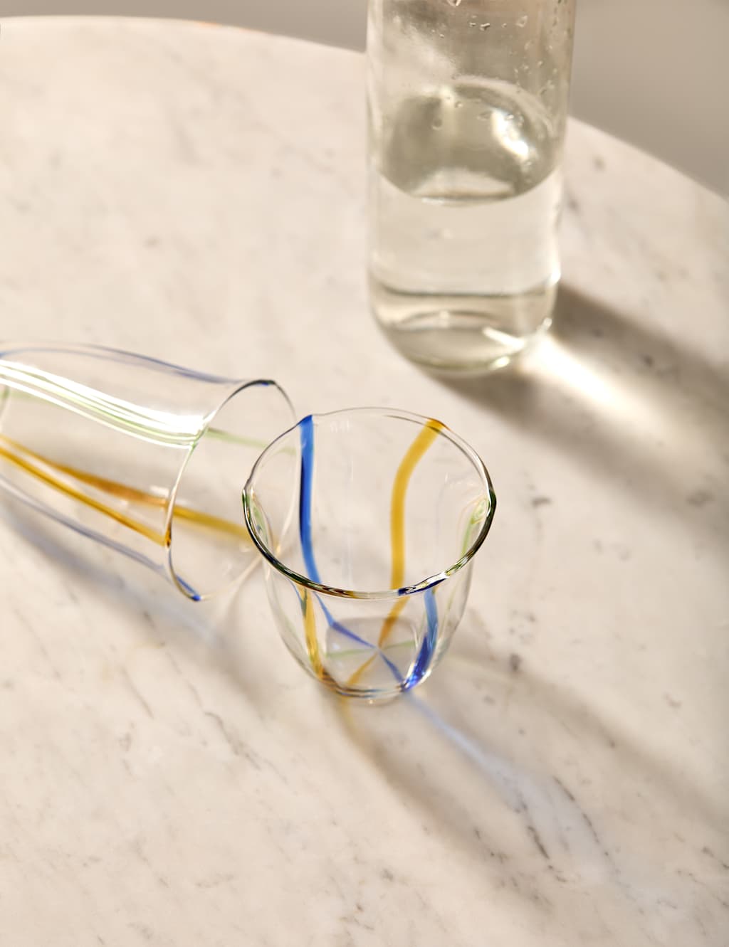 Set of 2 Colour Stripe Tumblers
