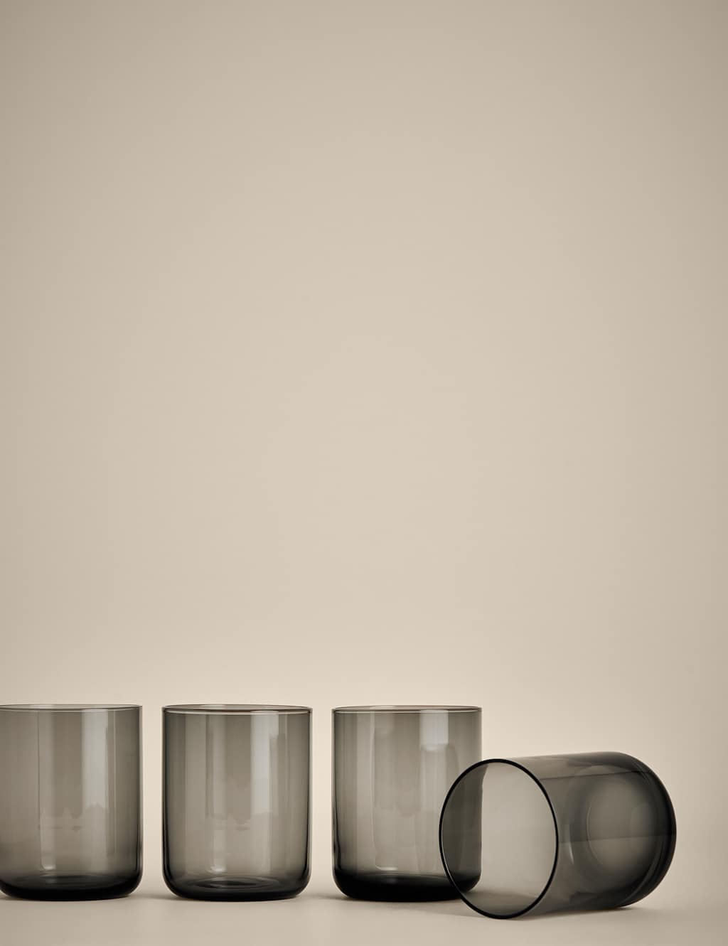 M&S Set of 4 Everyday Tumblers - Grey