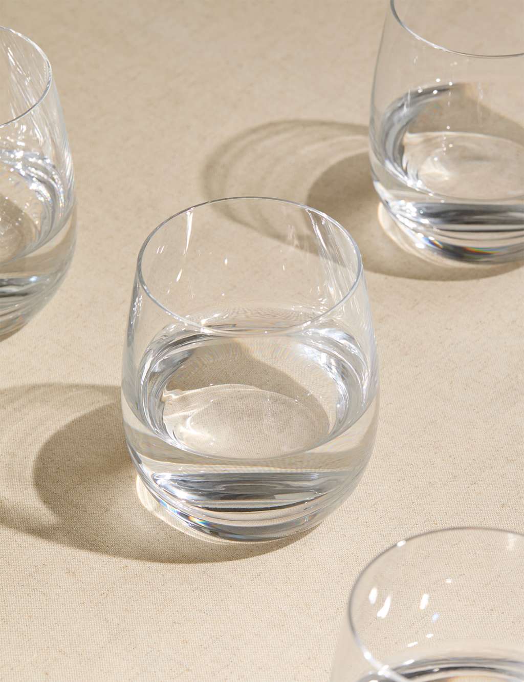 M&S Set of 4 Maxim Tumblers - Clear