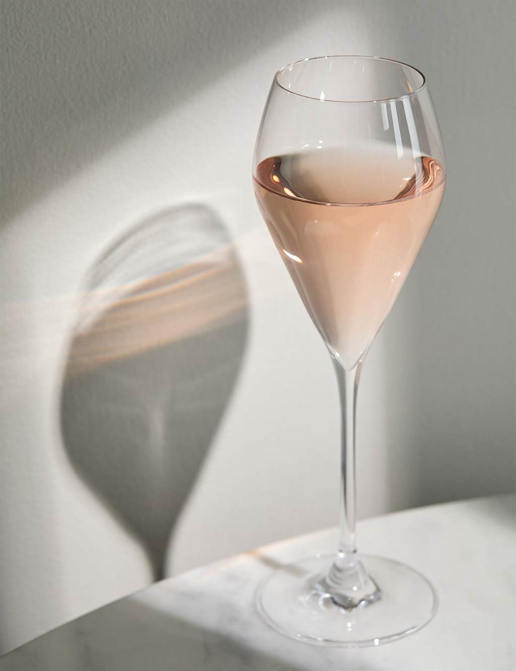 M&S Set of 4 Maxim Prosecco Glasses - Clear