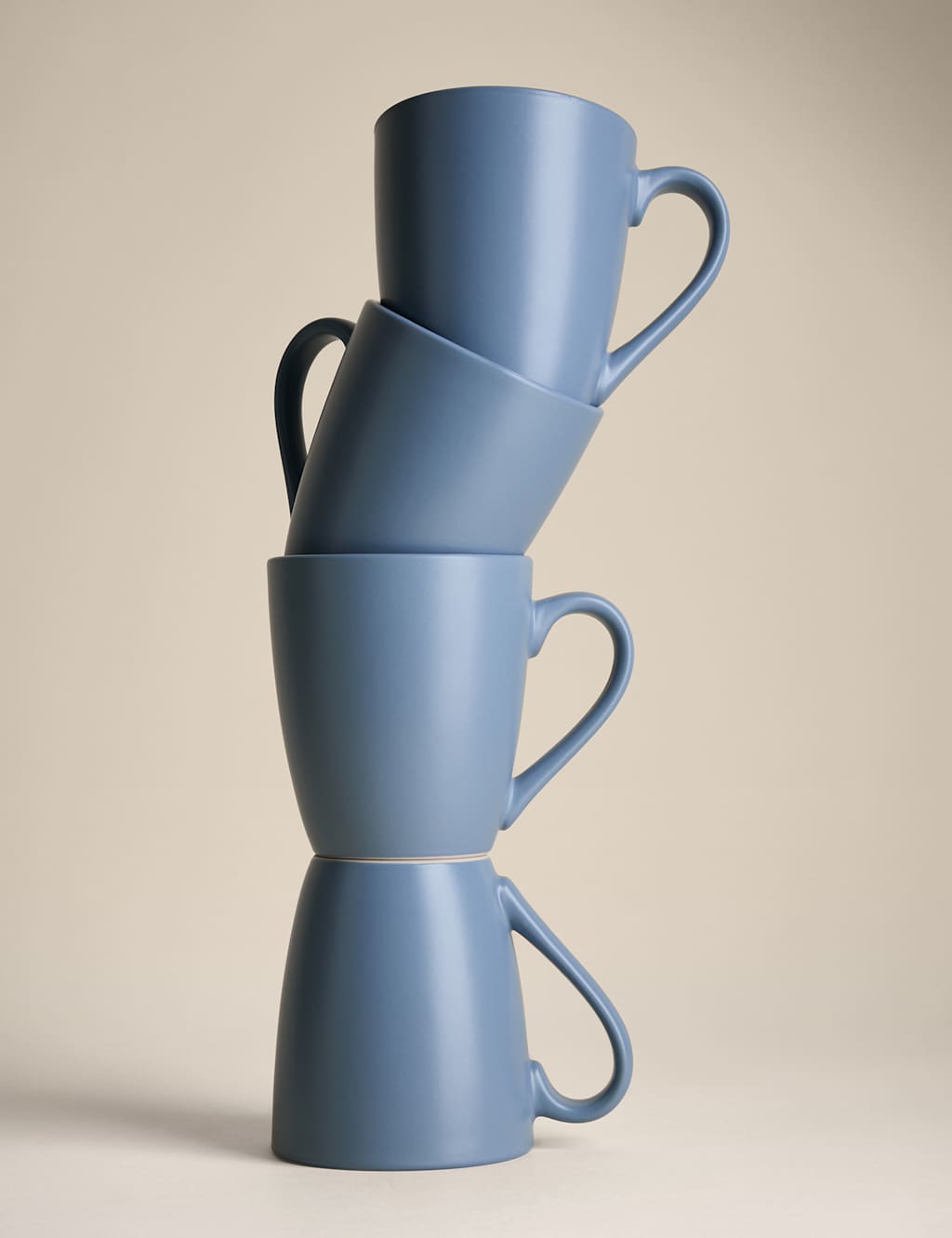 Set of 4 Everyday Stoneware Mugs