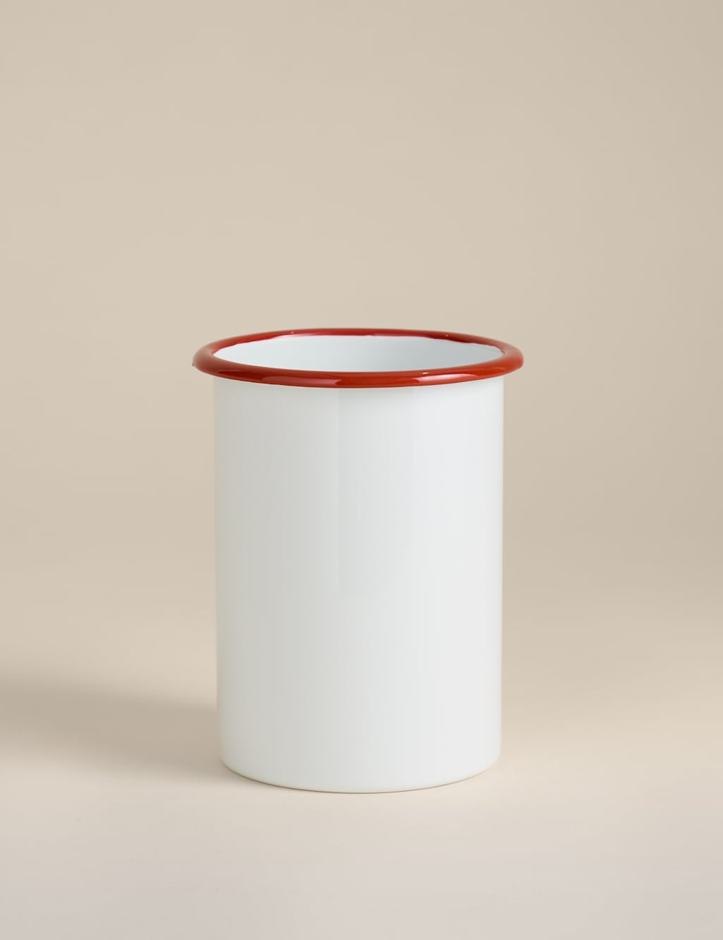 M&S Enamel Utensil Pot - Terracotta Mix