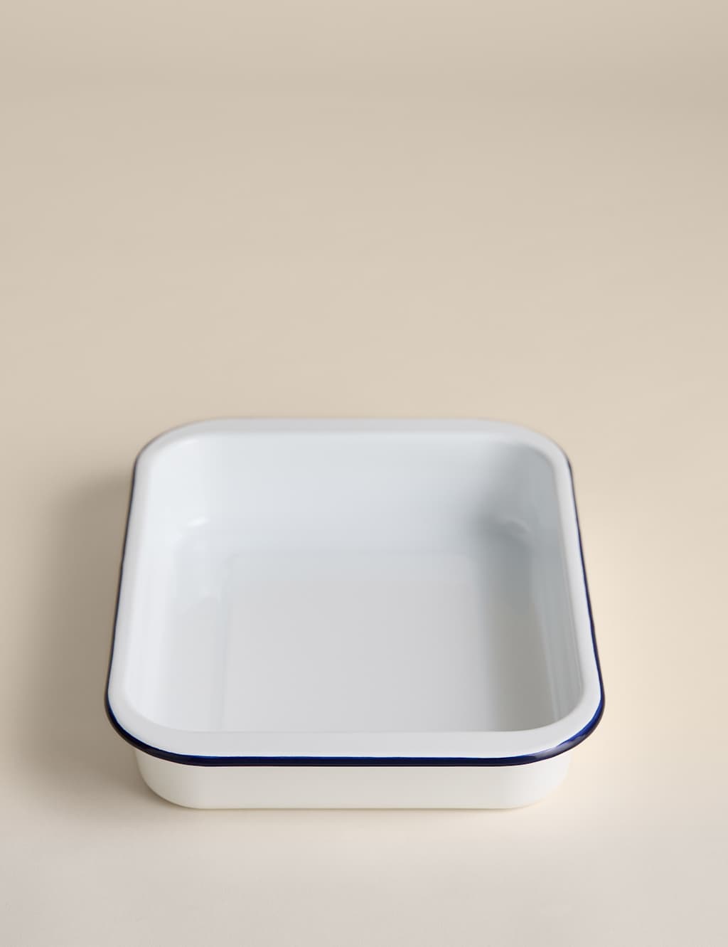 M&S Enamel 29cm Small Roaster Dark Blue Mix