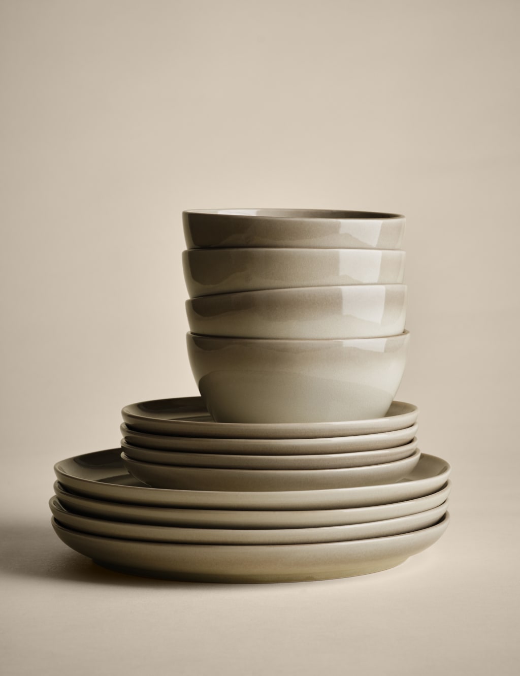 12 Piece Amberley Reactive Dinner Set