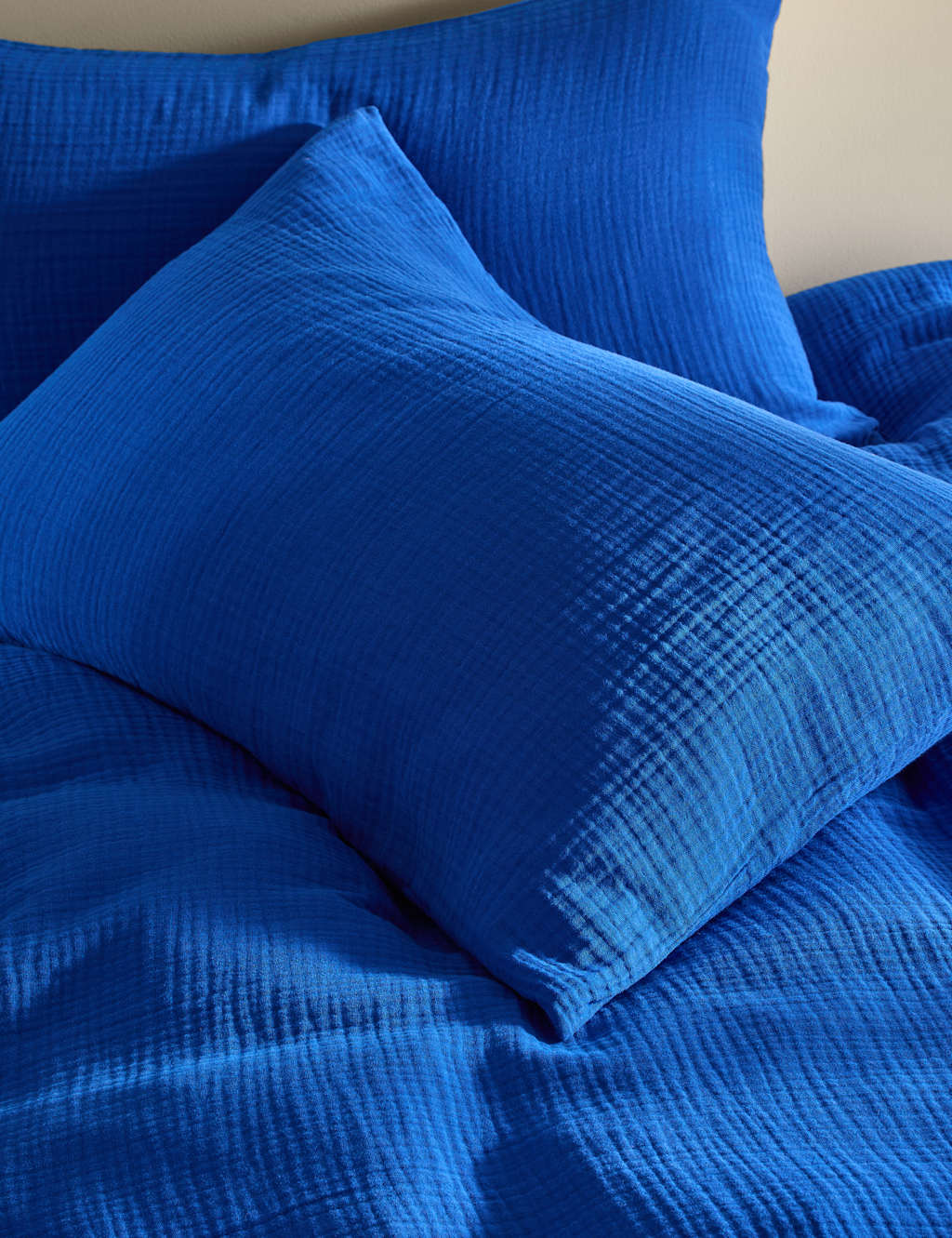 2pk Pure Cotton Muslin Pillowcases