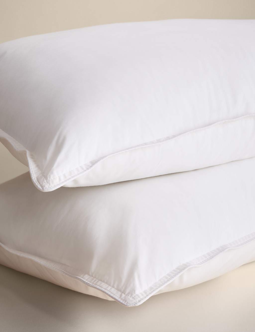M&S 2 Pack Ultimate Comfort Pure Cotton Firm Pillows - White