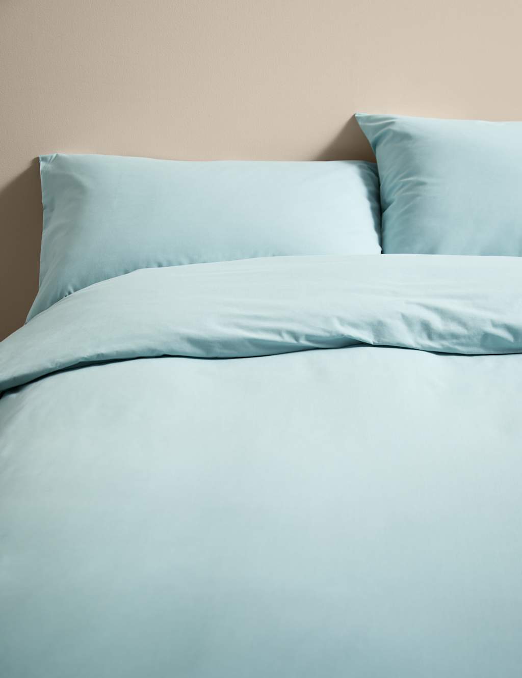 M&S Body Sensor Pure Cotton Bedding Set Blue