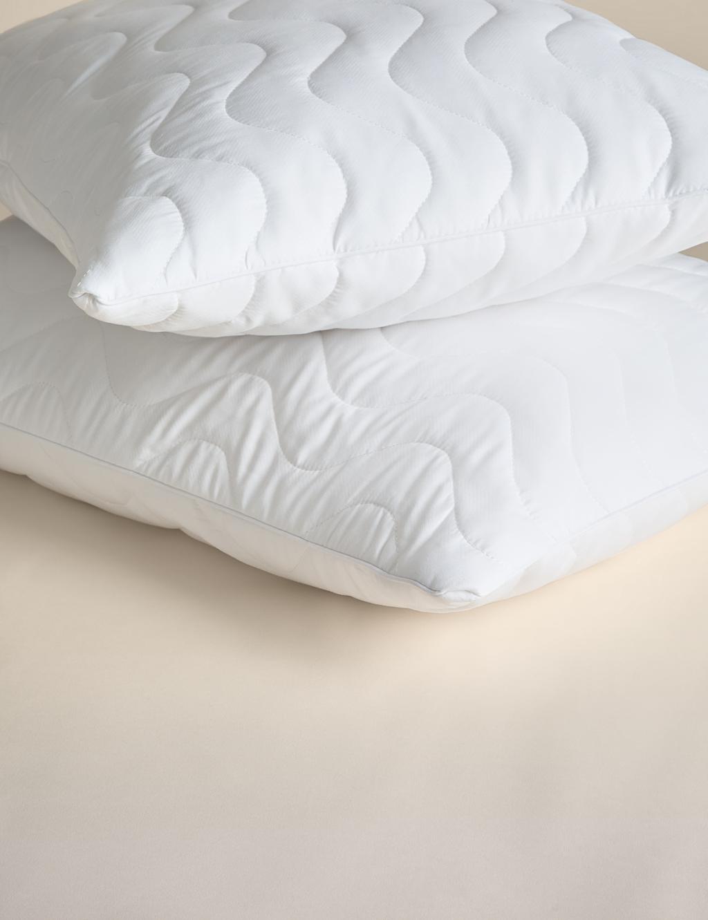 M&S 2 Pack Soft As Down Medium Pillows White
