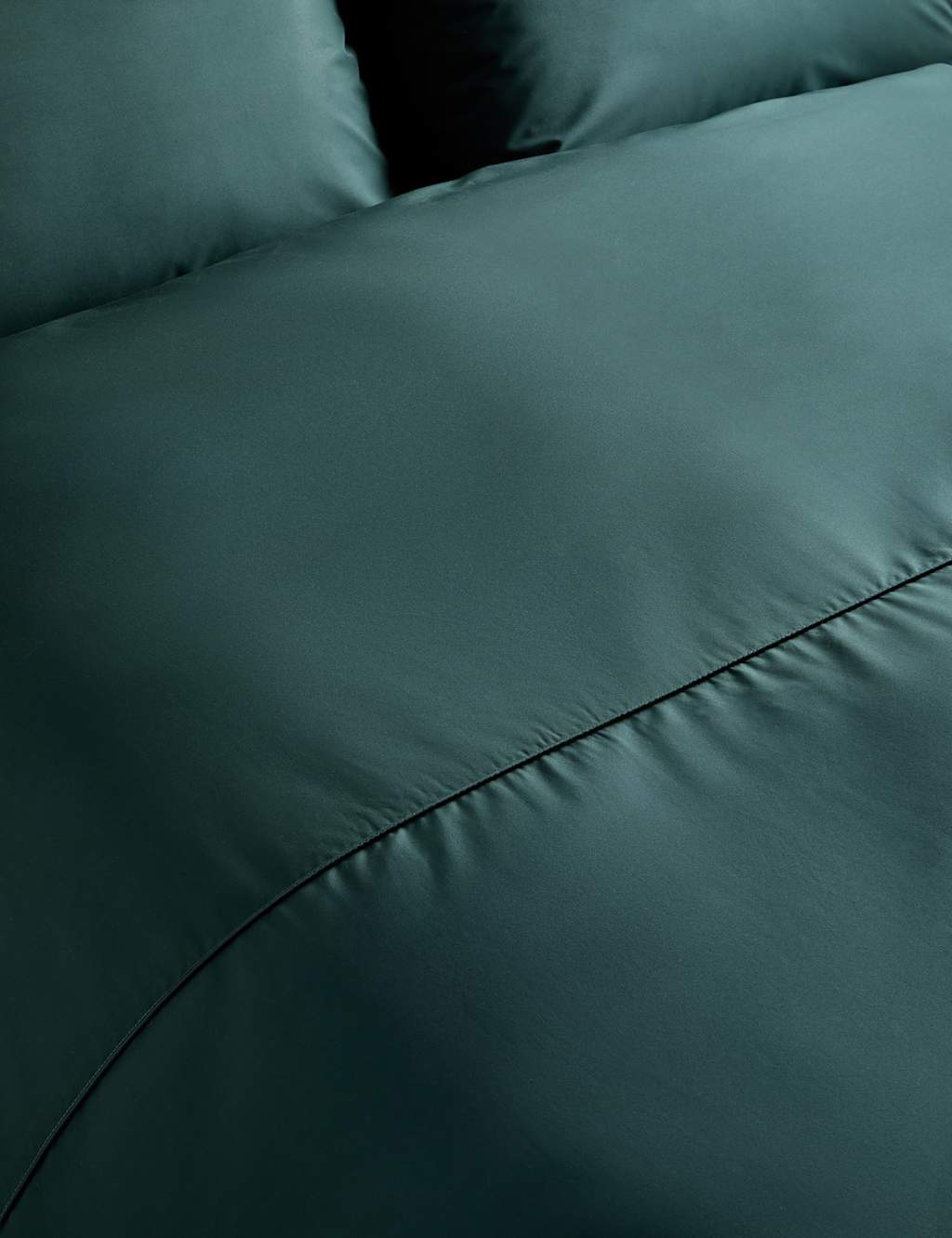 M&S X National Gallery Egyptian Cotton 230 Thread Count Duvet Cover Sea Green