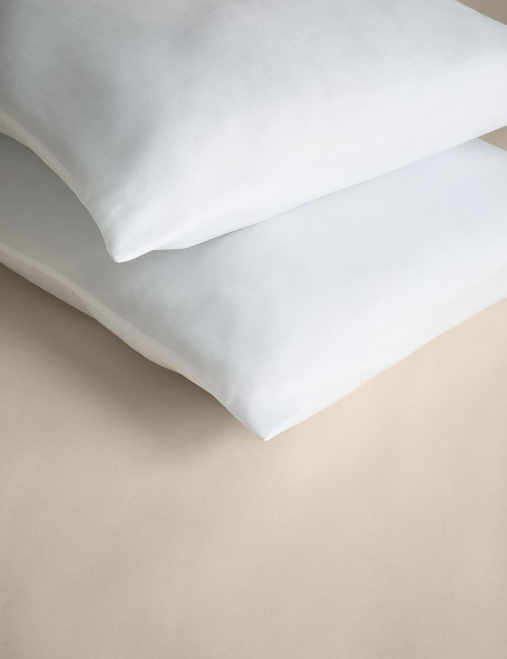 M&S 2 Pack Microfibre Medium Pillows White