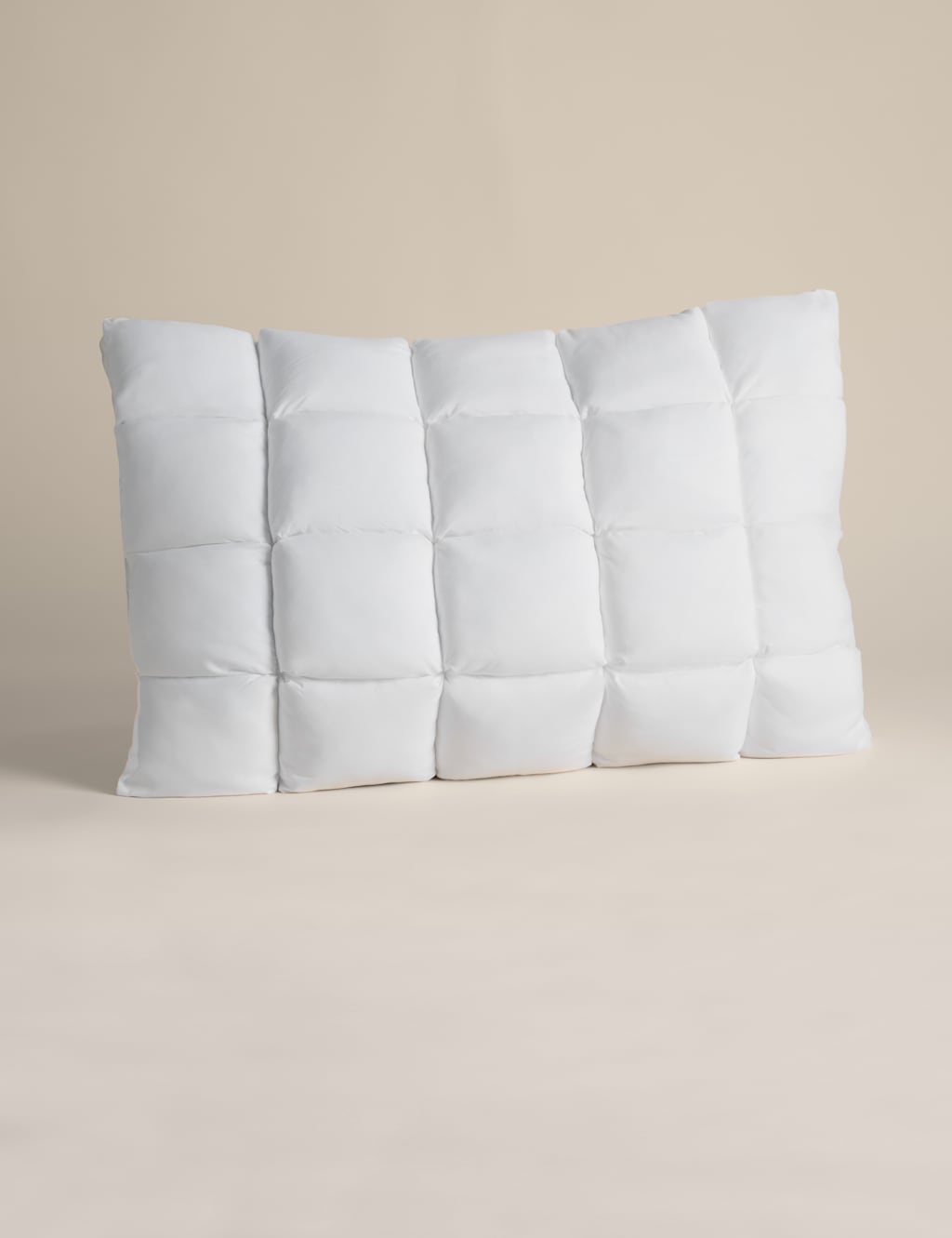 M&S Pintuck Cloud Medium Pillow White