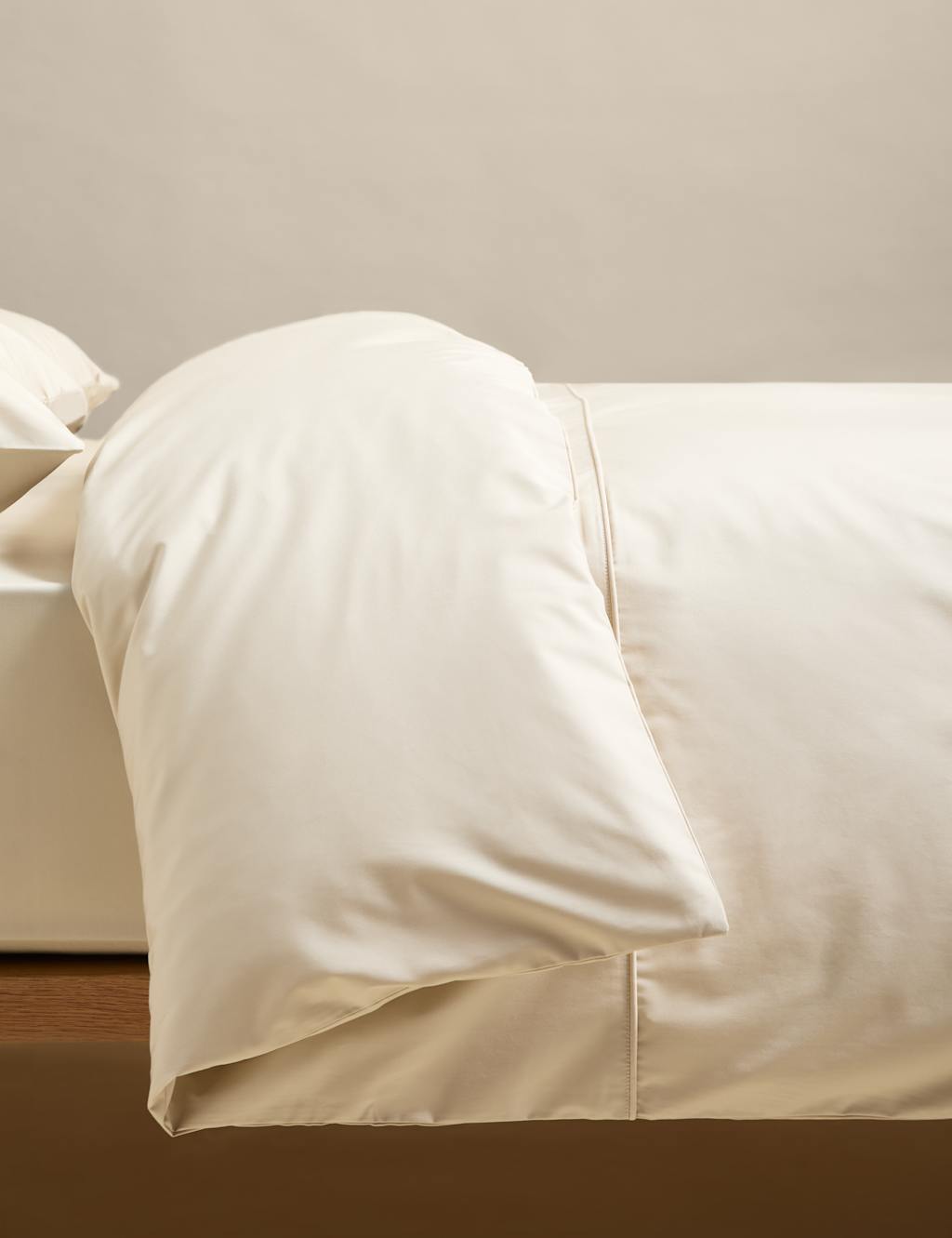 M&S Egyptian Cotton 230 Thread Count Duvet Cover Champagne