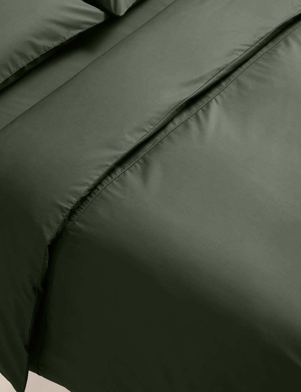 M&S Egyptian Cotton 230 Thread Count Duvet Cover Forest Green