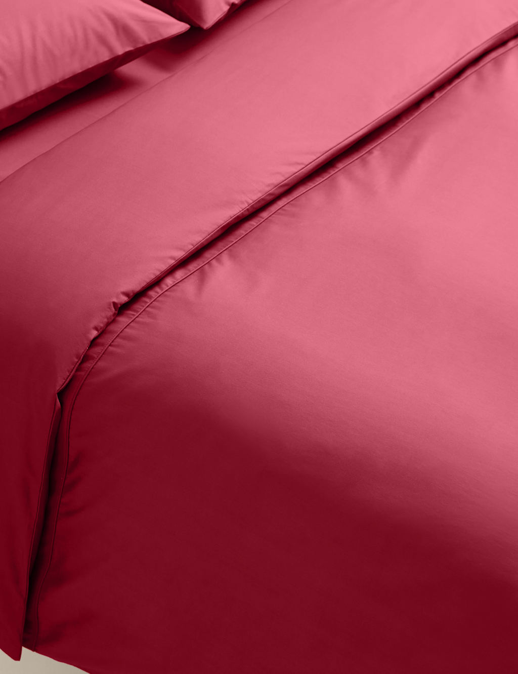 M&S Egyptian Cotton 230 Thread Count Duvet Cover Cranberry