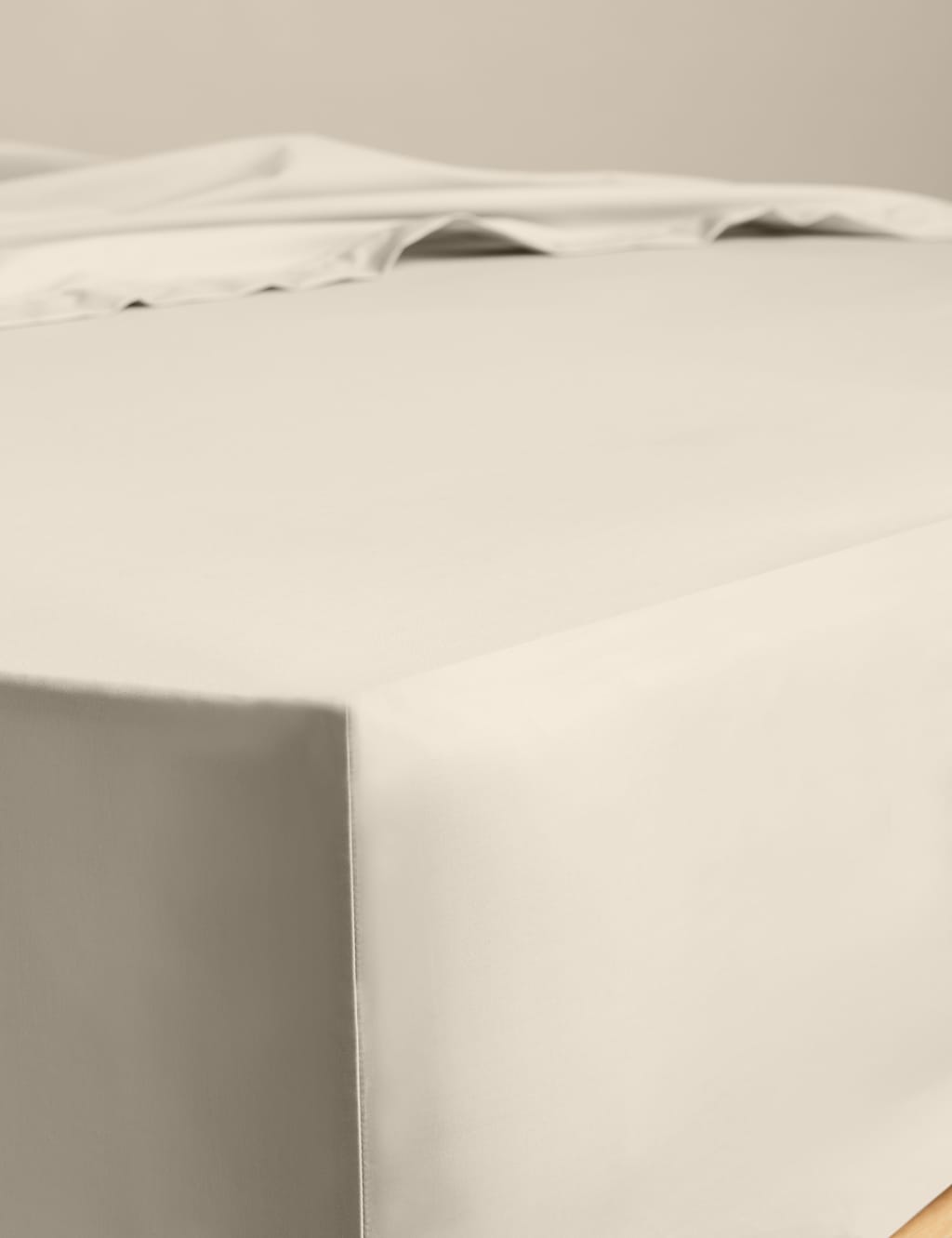 M&S Egyptian Cotton 230 Thread Count Fitted Sheet Wheat