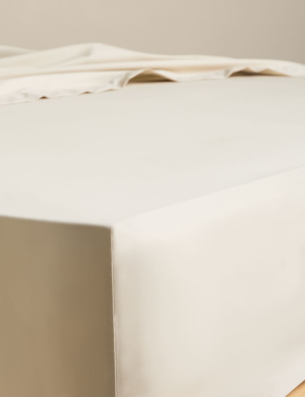 M&S Egyptian Cotton 230 Thread Count Fitted Sheet Champagne