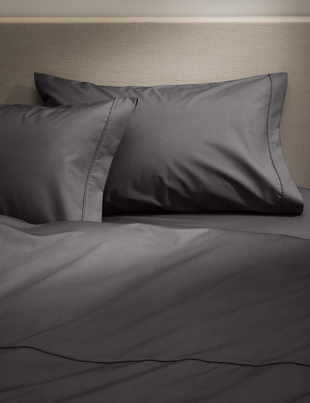 2pk Egyptian Cotton 230 Thread Count King Size Pillowcases