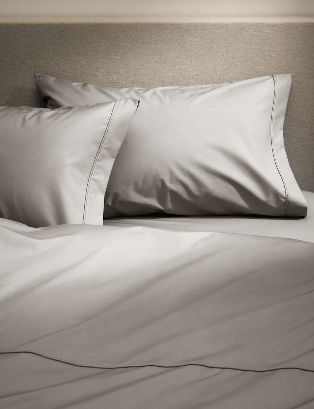 2pk Egyptian Cotton 230 Thread Count King Size Pillowcases