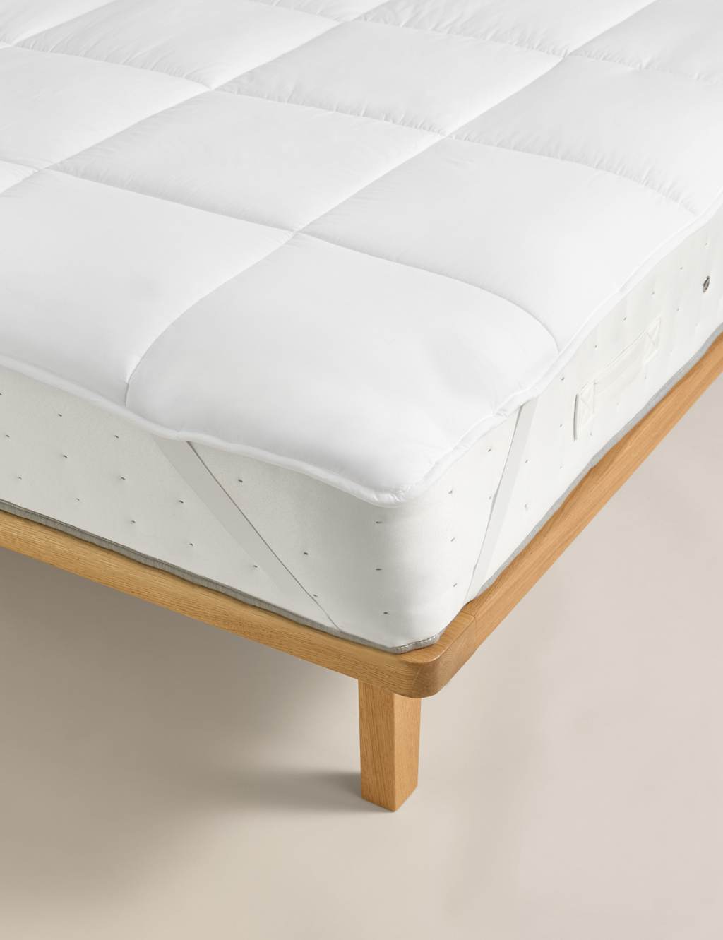 M&S Luxury Down Alternative Mattress Topper White