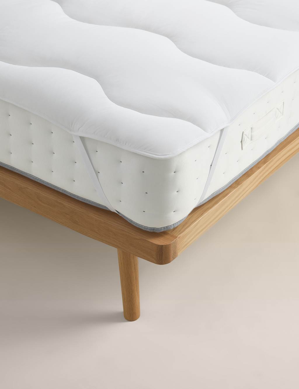 M&S Stay Cool Pure Cotton Mattress Topper - Single (3 ft) - White