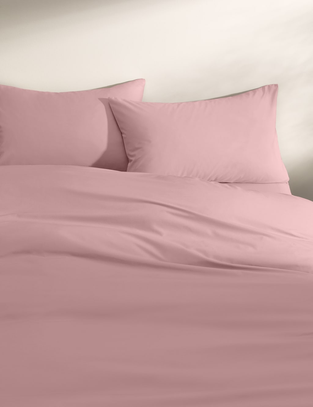 M&S Cotton Rich Bedding Set Pink