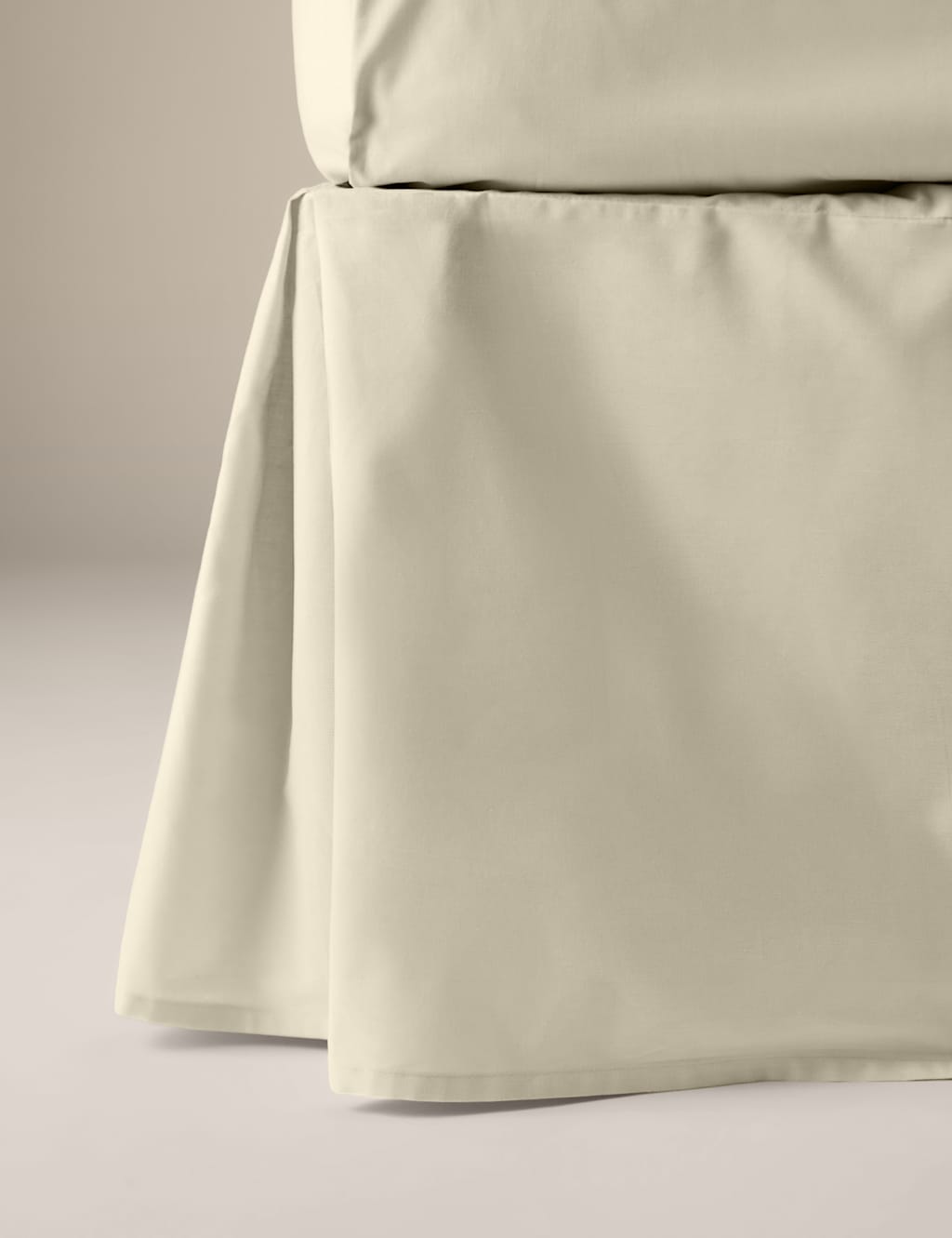M&S Cotton Rich Base Valance Light Cream